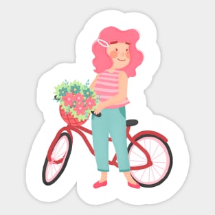 Summer girl Sticker